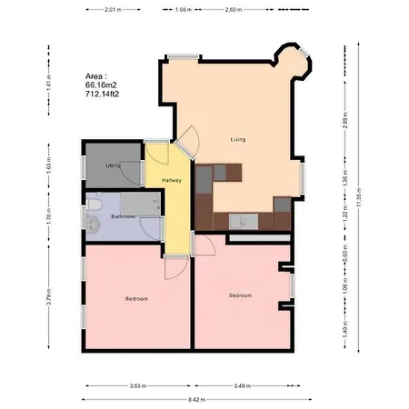 The Penthouse - Crosby St 2 Bed